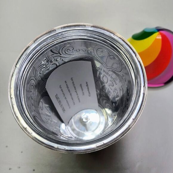 Absolut Elyx Rainbow Drinking Cup Tumbler Reusable Barware Copper with Lid - Picture 5 of 8